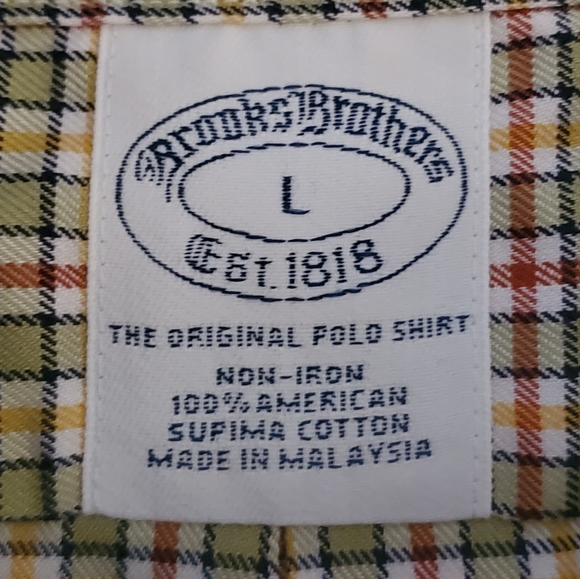 Brooks Brothers The Original Polo Shirt Long Sleeve Button Down Shirt - Picture 4 of 5